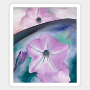 High Resolution Petunias No. 2 by Georgia O'Keeffe Sticker